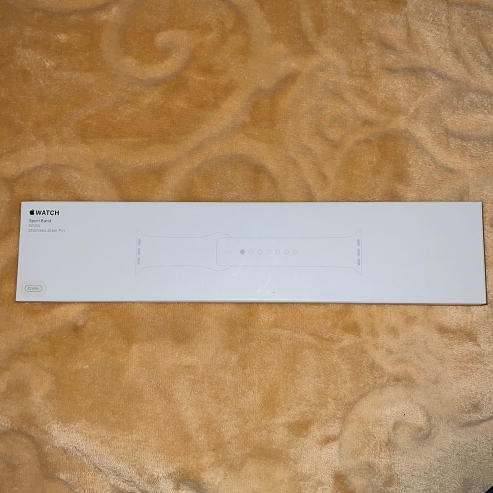 Apple Watch - 42 mm Sport Band White